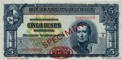 5 Pesos Spécimen URUGUAY  1939 P.036as FDC