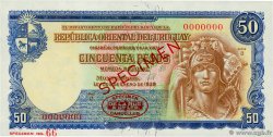 50 Pesos Spécimen URUGUAY  1939 P.038as FDC
