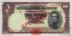 1000 Pesos Spécimen URUGUAY  1939 P.041aBs NEUF