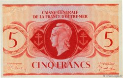 5 Francs AFRIQUE ÉQUATORIALE FRANÇAISE  1943 P.15c pr.NEUF