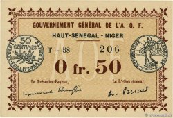 50 Centimes FRENCH WEST AFRICA  1917 P.01 UNC-