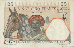 25 Francs AFRIQUE OCCIDENTALE FRANÇAISE (1895-1958)  1939 P.22 SPL