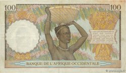 100 Francs FRENCH WEST AFRICA  1936 P.23 VF