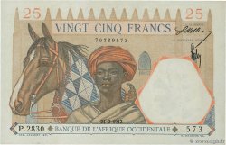 25 Francs FRENCH WEST AFRICA  1942 P.27 UNC-