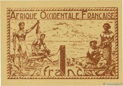 1 Franc FRENCH WEST AFRICA (1895-1958)  1944 P.34b UNC-