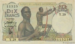 10 Francs FRENCH WEST AFRICA (1895-1958)  1948 P.37