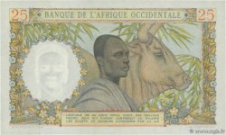 25 Francs FRENCH WEST AFRICA  1943 P.38 FDC