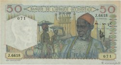 50 Francs FRENCH WEST AFRICA  1953 P.39