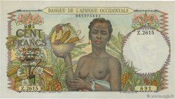 100 Francs FRENCH WEST AFRICA  1947 P.40 fST+