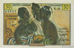 50 Francs FRENCH WEST AFRICA  1956 P.45 XF-