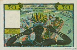 50 Francs FRENCH WEST AFRICA (1895-1958)  1956 P.45 XF-