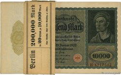 10000 Mark Consécutifs GERMANY  1922 P.071 AU