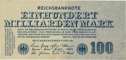 100 Milliards Mark DEUTSCHLAND  1923 P.126 fVZ