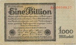 1 Billion Mark GERMANY  1923 P.134 VF