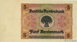 5 Rentenmark ALLEMAGNE  1926 P.169 TTB+