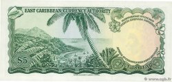 5 Dollars EAST CARIBBEAN STATES  1965 P.14h XF+