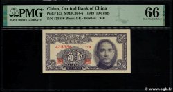 10 Cents CHINA  1949 P.0433 UNC