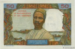 50 Francs COMOROS  1963 P.02b2 XF+