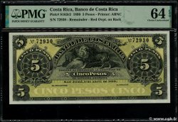 5 Pesos Non émis COSTA RICA  1899 PS.163r2 SC+