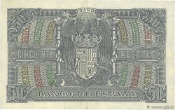 50 Pesetas SPANIEN  1940 P.117 fVZ