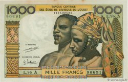 1000 Francs ESTADOS DEL OESTE AFRICANO  1971 P.103Ah SC