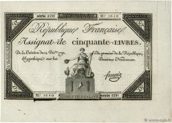 50 Livres FRANCE  1792 Ass.39a pr.NEUF