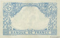 5 Francs BLEU FRANCE  1917 F.02.47 XF-