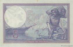 5 Francs FEMME CASQUÉE FRANCIA  1917 F.03.01 EBC+