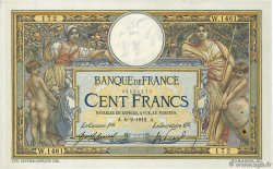 100 Francs LUC OLIVIER MERSON sans LOM FRANCE  1912 F.23.04 VF+