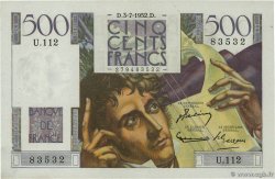 500 Francs CHATEAUBRIAND FRANCIA  1952 F.34.09 SPL