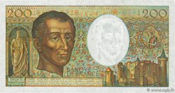 200 Francs MONTESQUIEU FRANCIA  1983 F.70.03 AU