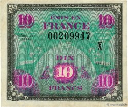10 Francs DRAPEAU FRANCIA  1944 VF.18.02 MBC+