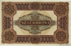 100 Korona HUNGARY  1920 P.063 AU-