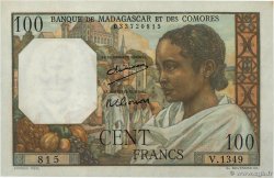 100 Francs MADAGASCAR  1950 P.046a SC+