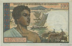 100 Francs - 20 Ariary MADAGASCAR  1961 P.052 SC+