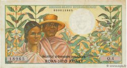 1000 Francs - 200 Ariary MADAGASCAR  1966 P.059a VF