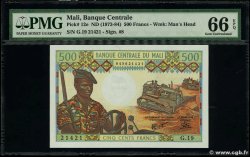 500 Francs Numéro spécial MALí  1973 P.12e