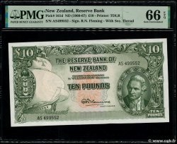 10 Pounds NOUVELLE-ZÉLANDE  1960 P.161d NEUF