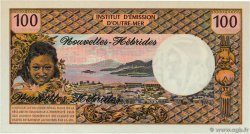 100 Francs NUOVE EBRIDI  1972 P.18b q.FDC