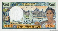 500 Francs POLYNESIA, FRENCH OVERSEAS TERRITORIES  2000 P.01e UNC-