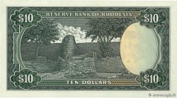 10 Dollars RHODESIA  1975 P.33i UNC