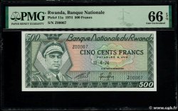 500 Francs RUANDA  1974 P.11a FDC