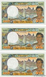 500 Francs Lot TAHITI  1985 P.25d UNC-