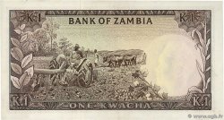 1 Kwacha ZAMBIA  1968 P.05a SPL+