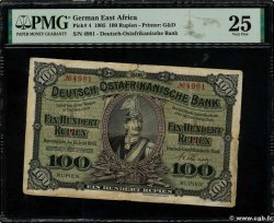 100 Rupien Deutsch Ostafrikanische Bank  1905 P.04 BB