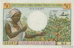 50 Francs AFRIQUE ÉQUATORIALE FRANÇAISE  1957 P.31 UNC-