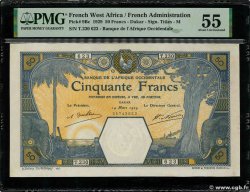 50 Francs DAKAR FRENCH WEST AFRICA Dakar 1929 P.09Bc SC
