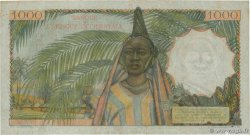 1000 Francs FRENCH WEST AFRICA  1953 P.42 BB