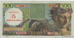 5 NF sur 500 Francs ALGERIEN  1956 P.111 fVZ