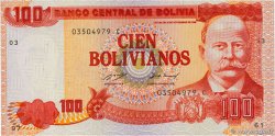 100 Bolivianos BOLIVIEN  1986 P.213 fST+